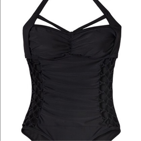 Ashley Graham Swimsuits for All Black Swimsuit - Picture 6 of 7